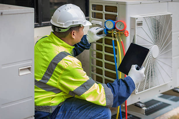 Professional Air Conditioning Repair technician working in Galeton, CO